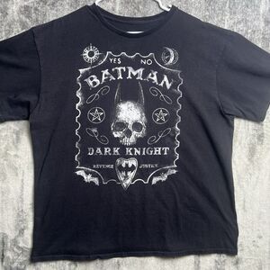 Batman The Dark Knight Ouija Board T-Shirt Size XL DC Comics Goth Grunge Horror